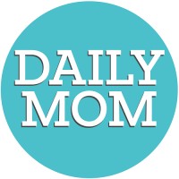 Logo of Daily Mom with a blue circle background